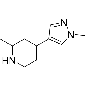 2-Methyl-4-(1-methyl-1H-pyrazol-4-yl)piperidine|CS-1020462