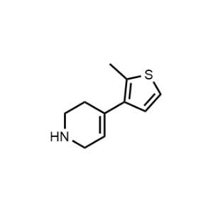 4-(2-Methylthiophen-3-yl)-1,2,3,6-tetrahydropyridine|CS-1020494