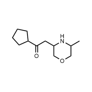 1-Cyclopentyl-2-(5-methylmorpholin-3-yl)ethan-1-one|CS-1020867