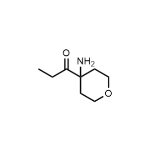 1-(4-Aminotetrahydro-2H-pyran-4-yl)propan-1-one|CS-1020938