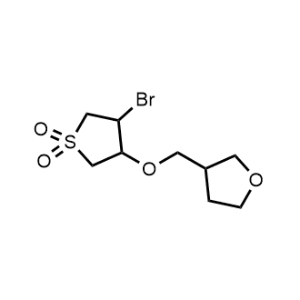 3-Bromo-4-((tetrahydrofuran-3-yl)methoxy)tetrahydrothiophene 1,1-dioxide|CS-1020945