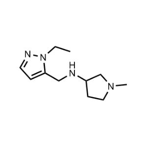 N-((1-Ethyl-1H-pyrazol-5-yl)methyl)-1-methylpyrrolidin-3-amine|CS-1020979
