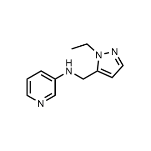 N-((1-Ethyl-1H-pyrazol-5-yl)methyl)pyridin-3-amine|CS-1021056