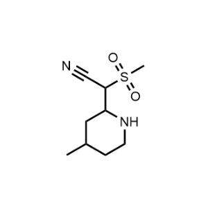 2-(4-Methylpiperidin-2-yl)-2-(methylsulfonyl)acetonitrile|CS-1021099