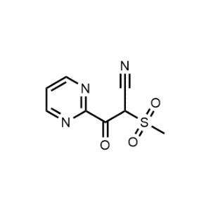 2-(Methylsulfonyl)-3-oxo-3-(pyrimidin-2-yl)propanenitrile|CS-1021226