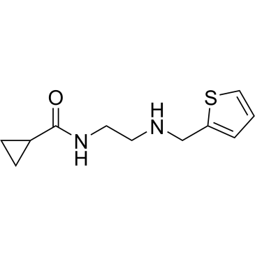 N-(2-((Thiophen-2-ylmethyl)amino)ethyl)cyclopropanecarboxamide|CS-1021274