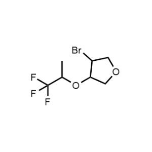 3-Bromo-4-((1,1,1-trifluoropropan-2-yl)oxy)tetrahydrofuran|CS-1021293