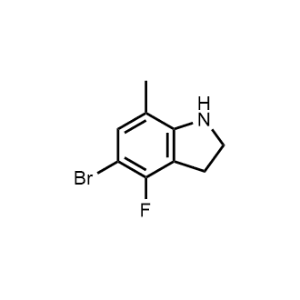 5-Bromo-4-fluoro-7-methylindoline|CS-1021298