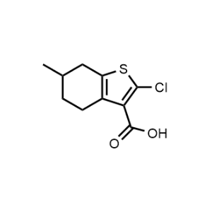 2-Chloro-6-methyl-4,5,6,7-tetrahydrobenzo[b]thiophene-3-carboxylic acid|CS-1021323
