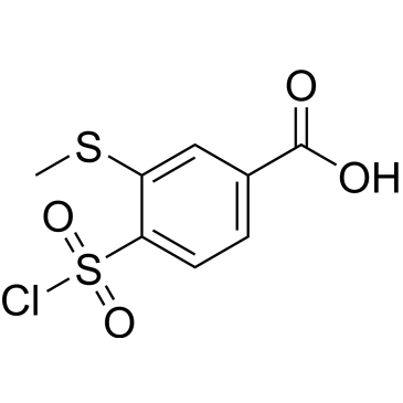 4-(Chlorosulfonyl)-3-(methylthio)benzoic acid|CS-1021333