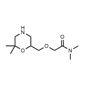 2-((6,6-Dimethylmorpholin-2-yl)methoxy)-N,N-dimethylacetamide|CS-1021472