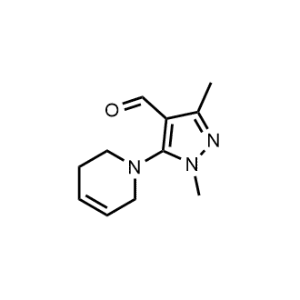5-(3,6-Dihydropyridin-1(2H)-yl)-1,3-dimethyl-1H-pyrazole-4-carbaldehyde|CS-1021478