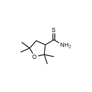 2,2,5,5-Tetramethyltetrahydrofuran-3-carbothioamide|CS-1021604