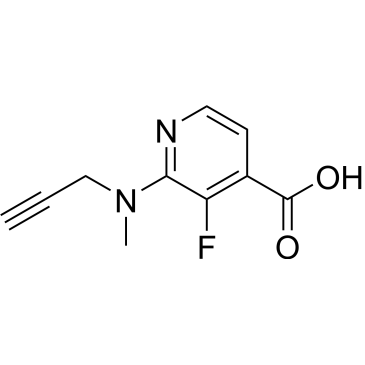 3-Fluoro-2-(methyl(prop-2-yn-1-yl)amino)isonicotinic acid|CS-1021682