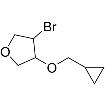 3-Bromo-4-(cyclopropylmethoxy)tetrahydrofuran|CS-1021744