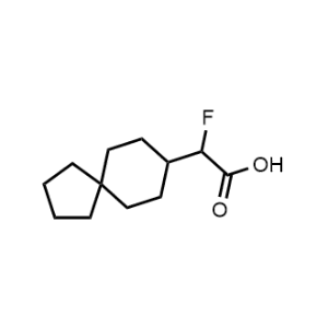 2-Fluoro-2-(spiro[4.5]decan-8-yl)acetic acid|CS-1021901