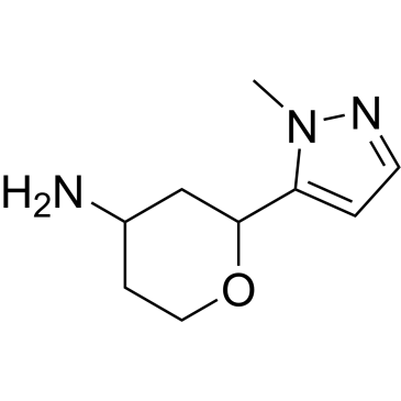 2-(1-Methyl-1H-pyrazol-5-yl)tetrahydro-2H-pyran-4-amine|CS-1022112