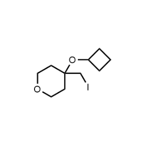 4-Cyclobutoxy-4-(iodomethyl)tetrahydro-2H-pyran|CS-1022218