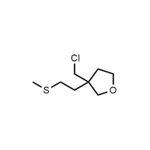 3-(Chloromethyl)-3-(2-(methylthio)ethyl)tetrahydrofuran|CS-1022409