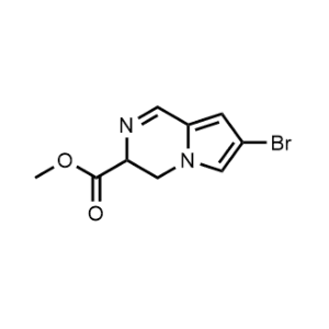 Pyrrolo[1,2-a]pyrazine-3-carboxylic acid, 7-bromo-3,4-dihydro-, methyl ester|CS-1022571