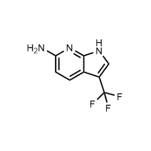 1H-Pyrrolo[2,3-b]pyridin-6-amine, 3-(trifluoromethyl)-|CS-1022589