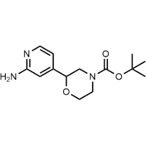 Tert-butyl 2-(2-aminopyridin-4-yl)morpholine-4-carboxylate|CS-1022719