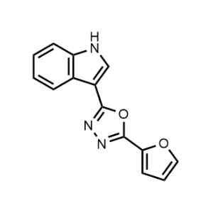 2-(Furan-2-yl)-5-(1H-indol-3-yl)-1,3,4-oxadiazole|CS-1023220