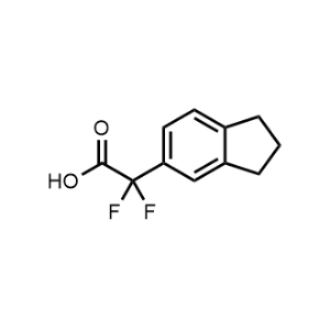 2-(2,3-Dihydro-1H-inden-5-yl)-2,2-difluoroacetic acid|CS-1023269