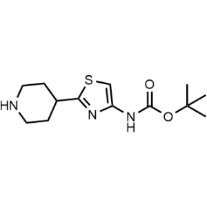 Tert-butyl (2-(piperidin-4-yl)thiazol-4-yl)carbamate|CS-1023297