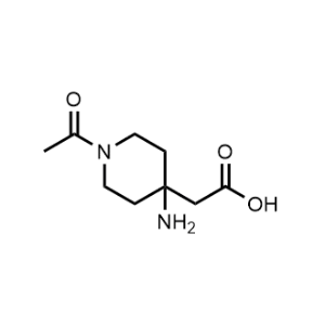 2-(1-Acetyl-4-aminopiperidin-4-yl)acetic acid|CS-1023766