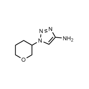 1-(Tetrahydro-2H-pyran-3-yl)-1H-1,2,3-triazol-4-amine|CS-1023959