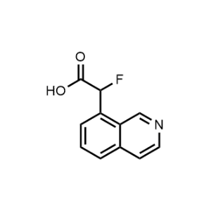 2-Fluoro-2-(isoquinolin-8-yl)acetic acid|CS-1024261