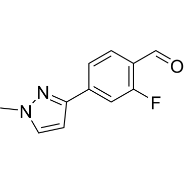 2-Fluoro-4-(1-methyl-1H-pyrazol-3-yl)benzaldehyde|CS-1024269