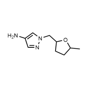 1-((5-Methyltetrahydrofuran-2-yl)methyl)-1H-pyrazol-4-amine|CS-1024291