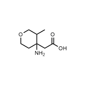 2-(4-Amino-3-methyltetrahydro-2H-pyran-4-yl)acetic acid|CS-1024582
