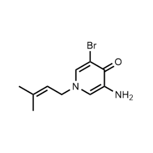 3-Amino-5-bromo-1-(3-methylbut-2-en-1-yl)pyridin-4(1H)-one|CS-1024702