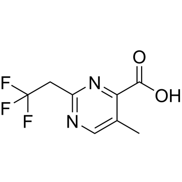 5-Methyl-2-(2,2,2-trifluoroethyl)pyrimidine-4-carboxylic acid|CS-1024794