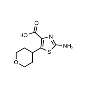 2-Amino-5-(tetrahydro-2H-pyran-4-yl)thiazole-4-carboxylic acid|CS-1025036