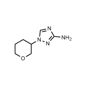 1-(Tetrahydro-2H-pyran-3-yl)-1H-1,2,4-triazol-3-amine|CS-1025061