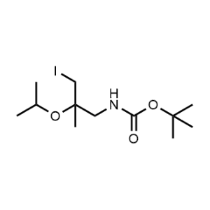 Tert-butyl (3-iodo-2-isopropoxy-2-methylpropyl)carbamate|CS-1025137