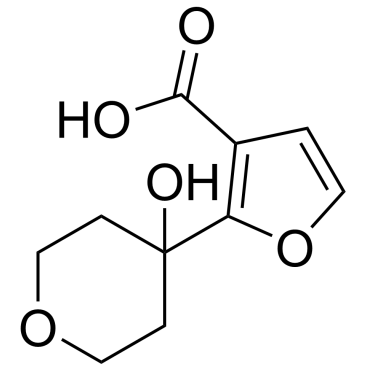 2-(4-Hydroxytetrahydro-2H-pyran-4-yl)furan-3-carboxylic acid|CS-1025162