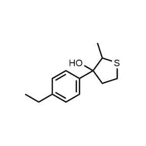 3-(4-Ethylphenyl)-2-methyltetrahydrothiophen-3-ol|CS-1025234