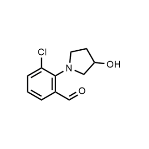 3-Chloro-2-(3-hydroxypyrrolidin-1-yl)benzaldehyde|CS-1025246