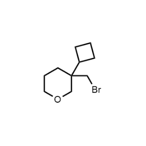 3-(Bromomethyl)-3-cyclobutyltetrahydro-2H-pyran|CS-1025326