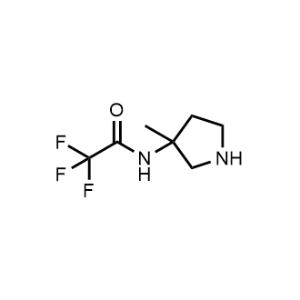 2,2,2-Trifluoro-N-(3-methylpyrrolidin-3-yl)acetamide|CS-1025402