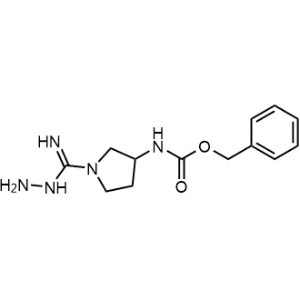 Benzyl (1-(hydrazinyl(imino)methyl)pyrrolidin-3-yl)carbamate|CS-1025588