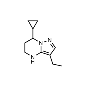 7-Cyclopropyl-3-ethyl-4,5,6,7-tetrahydropyrazolo[1,5-a]pyrimidine|CS-1025618