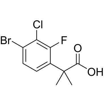 2-(4-Bromo-3-chloro-2-fluorophenyl)-2-methylpropanoic acid|CS-1025635