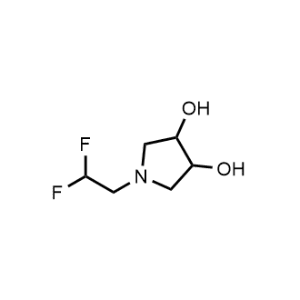 1-(2,2-Difluoroethyl)pyrrolidine-3,4-diol|CS-1025771