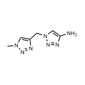 1-((1-Methyl-1H-1,2,3-triazol-4-yl)methyl)-1H-1,2,3-triazol-4-amine|CS-1025777